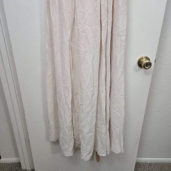 NEW Reformation Jayde Dress Size 8P Prosecco NWT Bridesmaid Maxi - Picture 6 of 10